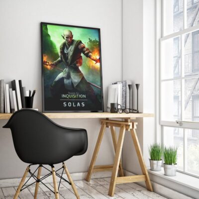 Dragon Age Inquisition Solas Wall Art - Dragon Age Merch