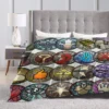 kf S2436b16ce033442fa290401b02335ac8L Dragon Age Inquisition Dialogue Wheel Icons Four Seasons Universal Blanket Office Can Be Covered Halloween Gifts - Dragon Age Merch