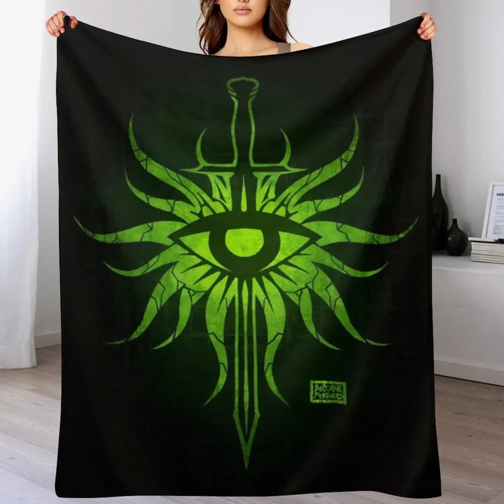 kf S313cc637bb3a4d94b78d25ffb584aa39f Dragon Age Inquisition Throw Blanket Decorative Sofas Vintage Sofa Summer Blankets - Dragon Age Merch