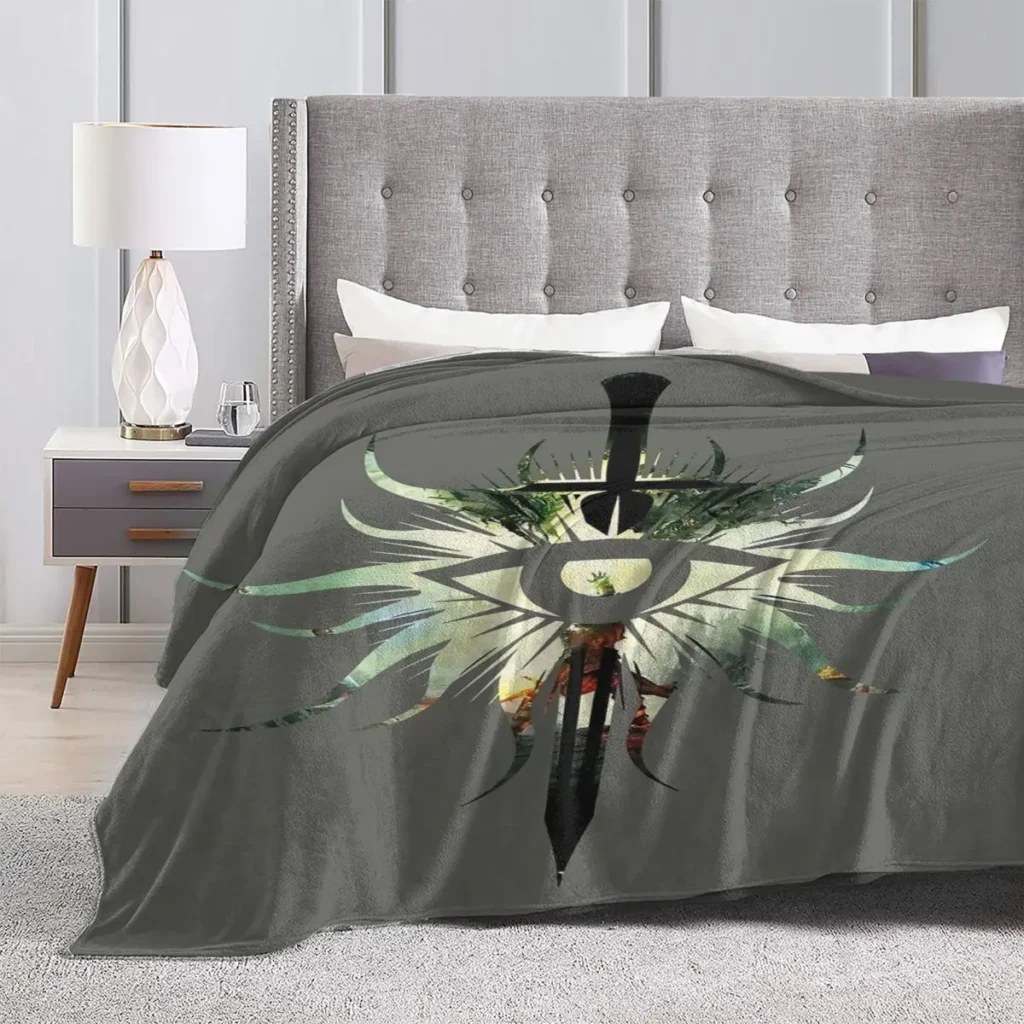 kf S5e759a72a7f24d7d85218c0f442120a3S Dragon Age Inquisition Symbol Four Seasons Universal Blanket Campsites Can Be CoveredChristmas Present - Dragon Age Merch