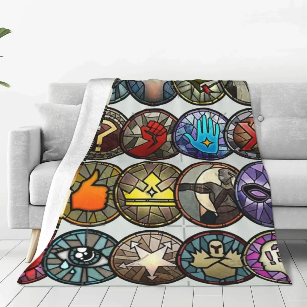 kf Sb85f108ae06e41f7a5483445c7c35053U Dragon Age Inquisition Dialogue Wheel Icons Four Seasons Universal Blanket Office Can Be Covered Halloween Gifts - Dragon Age Merch