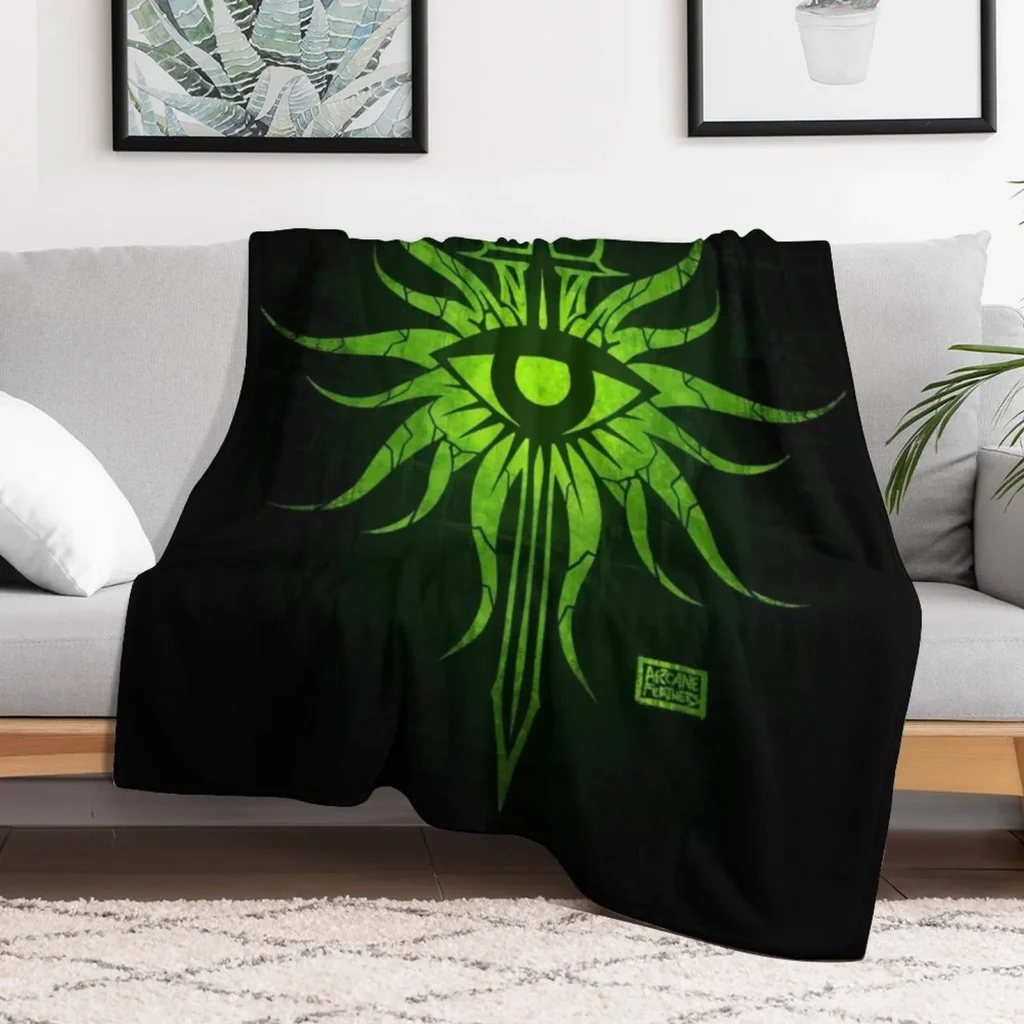 kf Sc3b1cab0fcc040a39ef46d90ec32788fX Dragon Age Inquisition Throw Blanket Decorative Sofas Vintage Sofa Summer Blankets - Dragon Age Merch